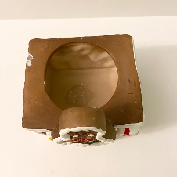 Vintage 1990  Holland Floral Planter Gingerbread Man House Candycane Taiwan - Picture 8 of 14